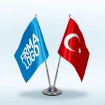 İkili Masa Bayrağı Logolu